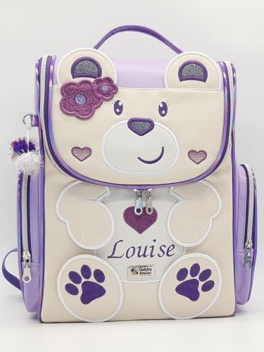 Little She Bear Cub Children's Backpack – A high-quality, handmade bag crafted in the UK by Gabby Atelier with excellent finishing. Available upon request.